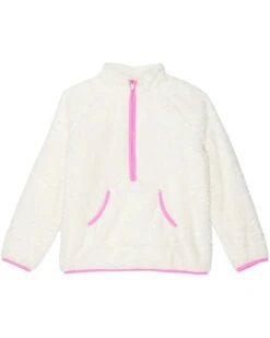Hot Sale ⌛ Lilly Pulitzer Kids Little Skipper Sherpa Popover (Toddler/Little Kids/Big Kids) | Hoodies & Sweatshirts ⭐