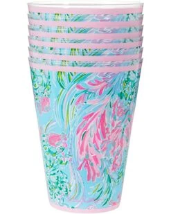 Budget โค๏ธ Lilly Pulitzer Pool Cups | Dining ๐งจ