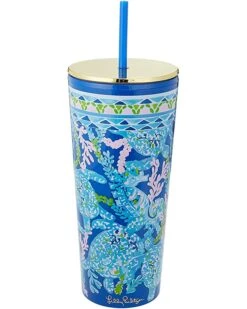 Best Sale ✨ Lilly Pulitzer Tumbler with Straw | Dining 🧨 -Cheap Lilly Pulitzer Store 61v6CgomzpL. AC SR736920