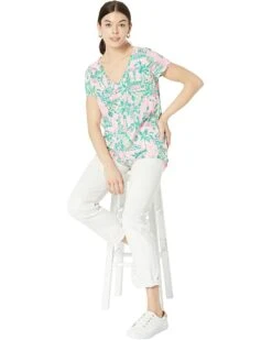 Best Pirce 🧨 Lilly Pulitzer Etta Top | Shirts & Tops 😍 -Cheap Lilly Pulitzer Store 710z5pKj3xL. AC SR736920