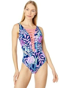 Best Pirce ✔️ Lilly Pulitzer Isle Lattice One-Piece | Swimwear 🤩