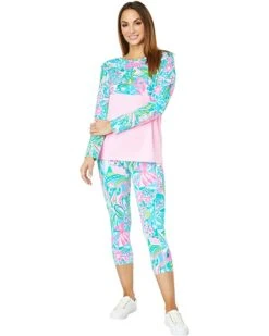 New 👍 Lilly Pulitzer UPF 50+ Weekender Crop Leggings | Pants ⌛ -Cheap Lilly Pulitzer Store 717m2dyzuXL. AC SR736920