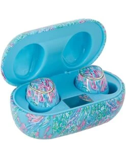Best deal 😉 Lilly Pulitzer Bluetooth Earbuds with Protective Charging Case, Wireless Headphones for Phones/Tablets/Laptops, Best Fishes | Cell Phones & Accessories 💯 -Cheap Lilly Pulitzer Store 71W6DW1rfFL. AC SR736920