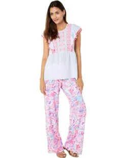 Budget ⭐ Lilly Pulitzer Raquelle Top | 💯 Shirts & Tops ⭐ -Cheap Lilly Pulitzer Store 71W8Vv0 lQS. AC SR736920