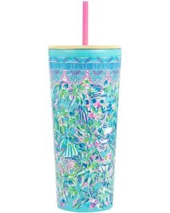 Best deal 💯 Lilly Pulitzer Tumbler with Straw | Dining 🌟