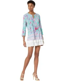 Deals 🔥 Lilly Pulitzer Marilina Tunic | Shirts & Tops 🛒 -Cheap Lilly Pulitzer Store 71q9c eegsL. AC SR736920