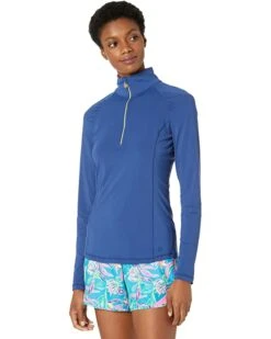 Budget ❤️ Lilly Pulitzer Justine 1/2 Zip UPF 50+ | 🧨 Shirts & Tops 🛒 -Cheap Lilly Pulitzer Store 71rDpReNWIL. AC SR736920