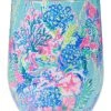 Promo ✨ Lilly Pulitzer Wine Glass with Lid | Dining 🌟