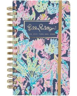 Budget ✔️ Lilly Pulitzer Medium 2021-2022 Planner Daily Weekly Monthly, Hardcover Agenda Dated Aug 2021 - Dec 2022, 17 Month Calendar with Notes Pages, Stickers, Pocket, & Laminated Dividers, Multi Print | Office & School Supplies ❤️