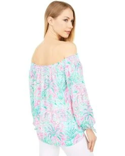 Best Sale ❤️ Lilly Pulitzer Maryellen Top | 👍 Shirts & Tops ✨ -Cheap Lilly Pulitzer Store 81EBTKtsoOL. AC SR736920
