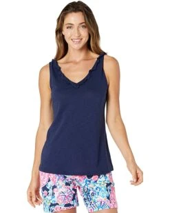 Best reviews of ๐ Lilly Pulitzer Gigi Ruffle Top | โจ Shirts & Tops โ