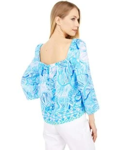 Deals 🧨 Lilly Pulitzer Lizzie Top | Shirts & Tops ❤️ -Cheap Lilly Pulitzer Store 81IuXgOgjBL. AC SR736920