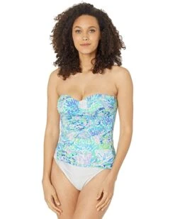 Promo 🔔 Lilly Pulitzer Flamenco Tankini Top | Swimwear 👍