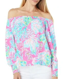 Coupon ✔️ Lilly Pulitzer Lana Top | 👏 Shirts & Tops 🤩 -Cheap Lilly Pulitzer Store 81STwTtG5QL. AC SR736920