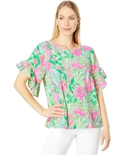 Hot Sale ⭐ Lilly Pulitzer Darlah Top | ❤️ Shirts & Tops ❤️