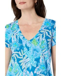 Hot Sale ❤️ Lilly Pulitzer Etta V-Neck | Shirts & Tops 😀 -Cheap Lilly Pulitzer Store 81s8cTbKacL. AC SR736920