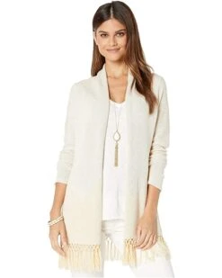 Deals 🎁 Lilly Pulitzer Tatum Long Fringe Hem Cardigan | Sweaters ⭐