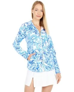 Deals ⌛ Lilly Pulitzer Leona UPF 50+ Zip-Up | 👍 Coats & Outerwear 🎁 -Cheap Lilly Pulitzer Store 81xklTHhDyS. AC SR736920