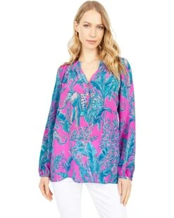 Flash Sale ✨ Lilly Pulitzer Elsa Top | 😀 Shirts & Tops ⌛ -Cheap Lilly Pulitzer Store 81yHYunCXQL. AC SR736920
