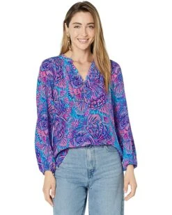 Wholesale ⌛ Lilly Pulitzer Elsa Top | 💯 Shirts & Tops 😍 -Cheap Lilly Pulitzer Store 91UTbUt SL. AC SR736920
