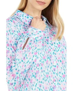 Cheapest ⌛ Lilly Pulitzer Sea View Button-Down | ✨ Shirts & Tops ⭐ -Cheap Lilly Pulitzer Store 91epYk1FCMS. AC SR736920