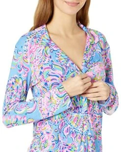 Outlet ⌛ Lilly Pulitzer Pj Knit Long Sleeve Button-Up Top | Sleepwear 🛒 -Cheap Lilly Pulitzer Store 91rDwpErthL. AC SR736920